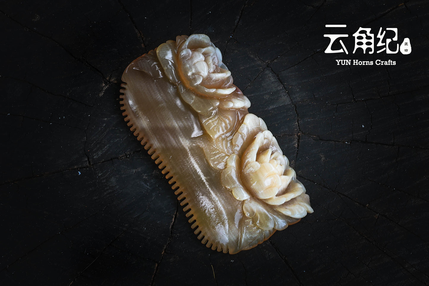 Face Comb-Peony牡丹脸梳