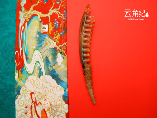 Buffalo horn massage comb白水牛角按摩狗