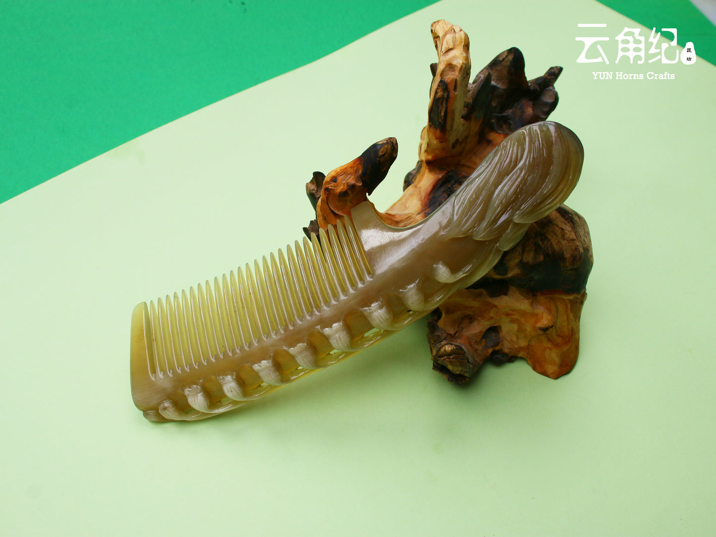 Handle Comb-Lily铃兰花手柄梳